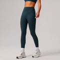 Women’s Seamless-Front Classic Sport Leggings – Navy
